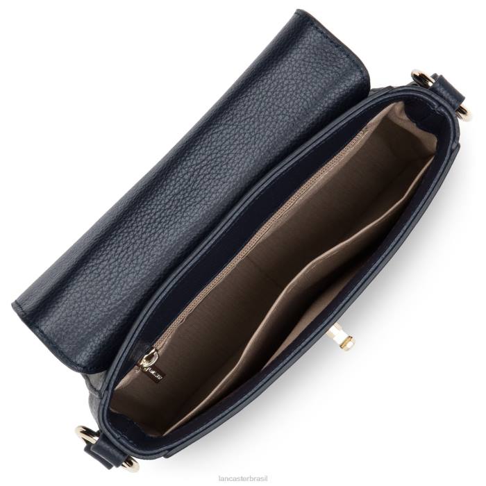 mulheres Lancaster Paris azul fonce bolsa crossbody pequena foulonne milano RBF41326