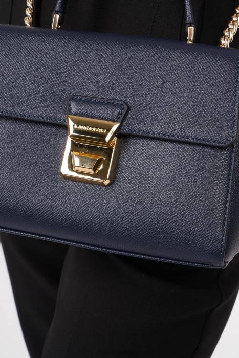 mulheres Lancaster Paris azul fonce bolsa tiracolo delphino tina RBF41472
