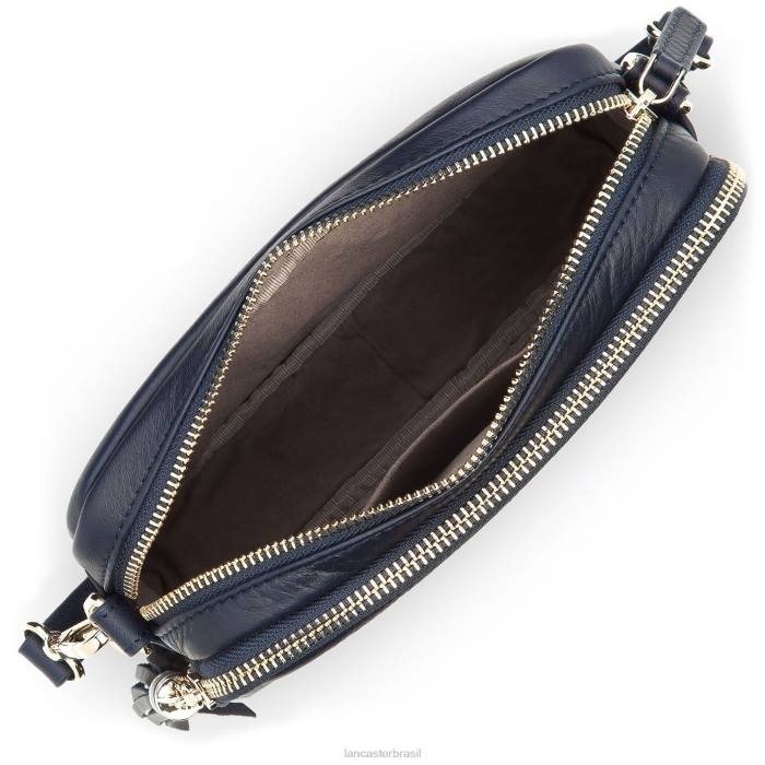 mulheres Lancaster Paris azul fonce bolsa tiracolo pequena mademoiselle ana RBF41985