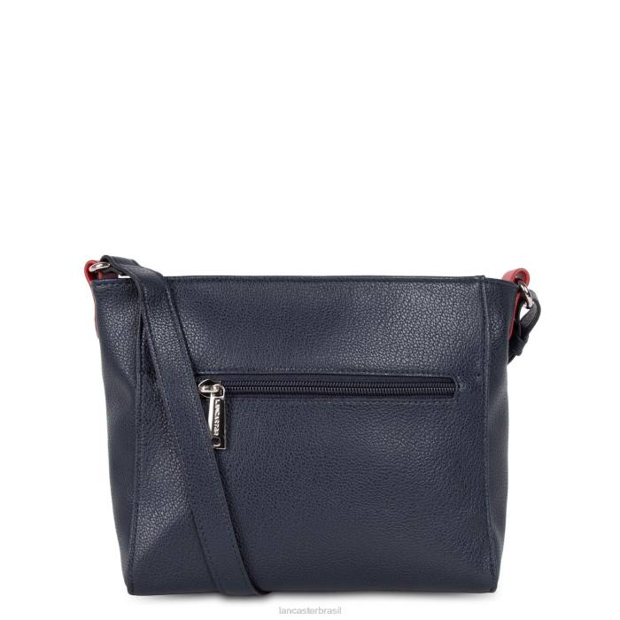 mulheres Lancaster Paris azul fonce-cru-rouge bolsa crossbody maia RBF41883