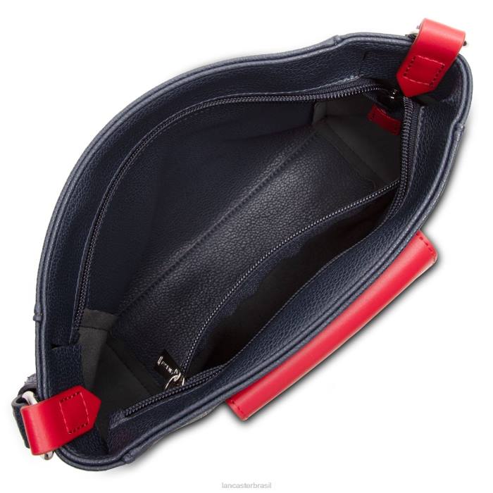 mulheres Lancaster Paris azul fonce-cru-rouge bolsa crossbody maia RBF41883