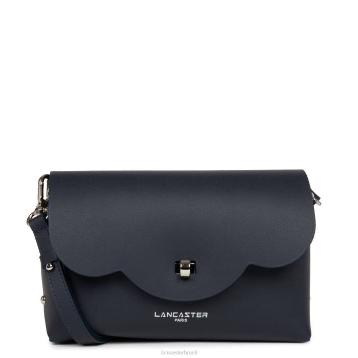 mulheres Lancaster Paris azul fonce-in-argent bolsa crossbody city flor RBF4461