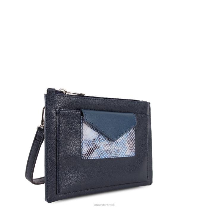 mulheres Lancaster Paris azul fonce-python bolsa crossbody maia RBF42321