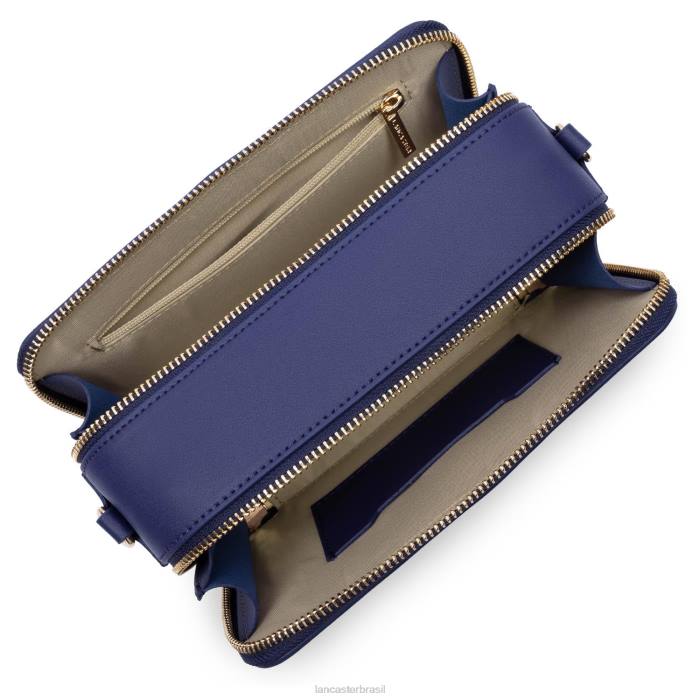 mulheres Lancaster Paris azul mer bolsa crossbody pequena city philos RBF41654