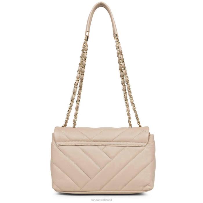 mulheres Lancaster Paris bege bolsa crossbody m matelassê macio RBF41615