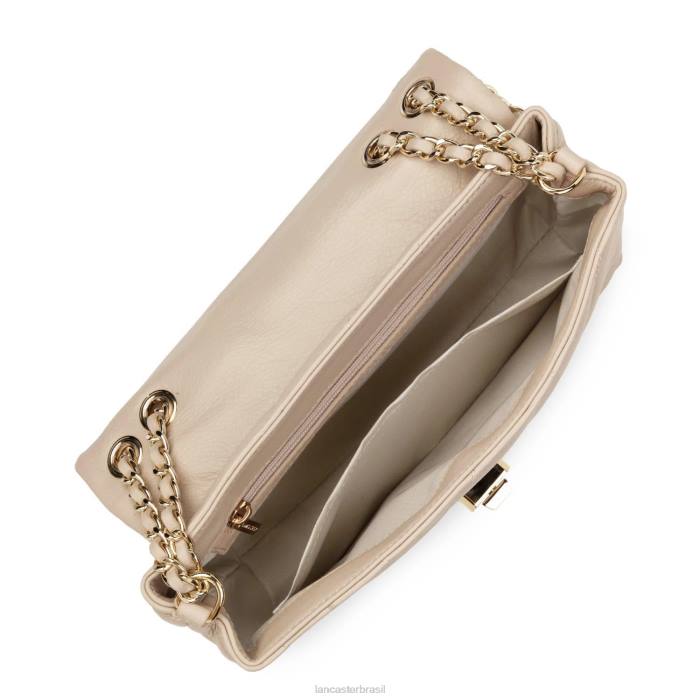 mulheres Lancaster Paris bege bolsa crossbody m matelassê macio RBF41615