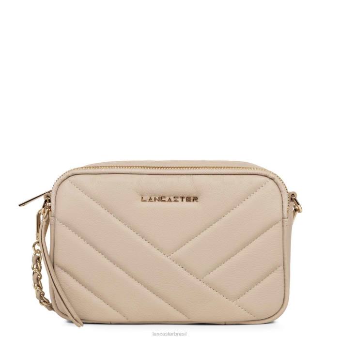 mulheres Lancaster Paris bege bolsa crossbody matelassê macio RBF41587