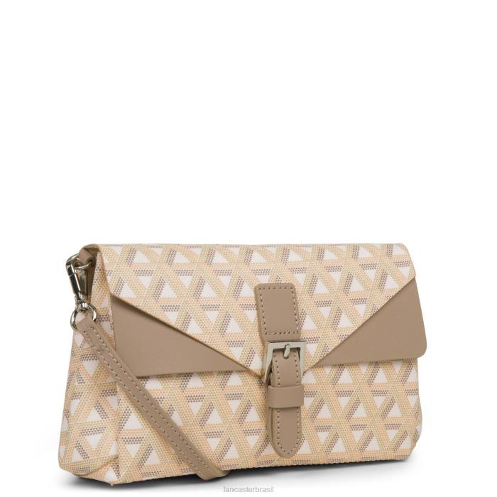 mulheres Lancaster Paris bege ícone de bolsa crossbody RBF42056