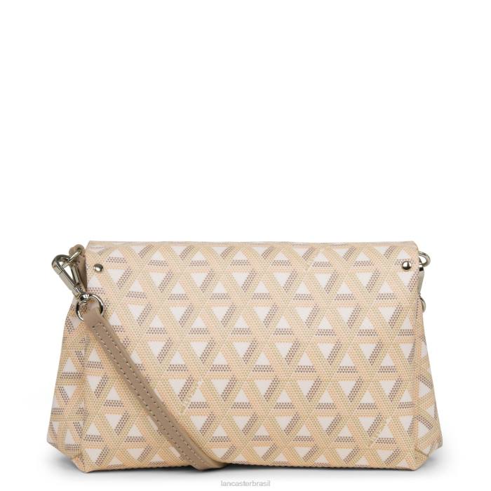 mulheres Lancaster Paris bege ícone de bolsa crossbody RBF42056