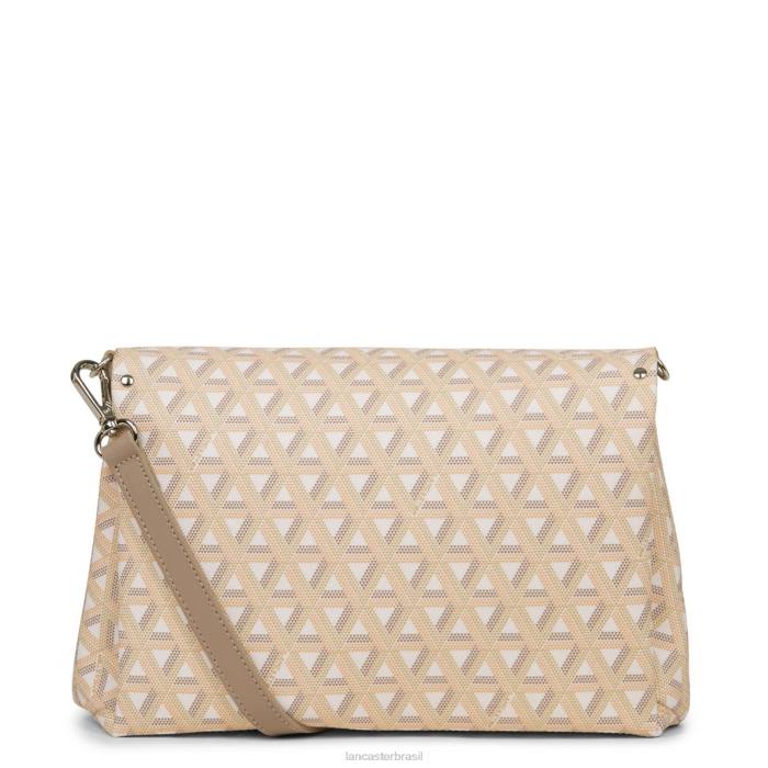 mulheres Lancaster Paris bege ícone de bolsa crossbody RBF42232