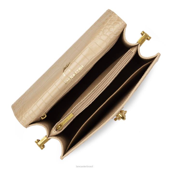 mulheres Lancaster Paris bege-dore bolsa crossbody jodie RBF4491