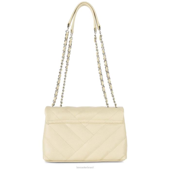 mulheres Lancaster Paris bege m bolsa crossbody caviar matelassê RBF42003