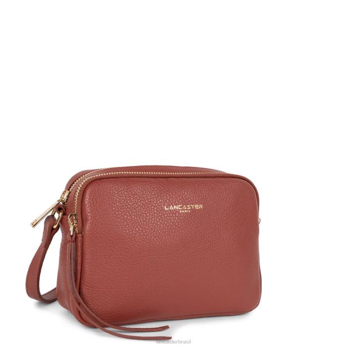 mulheres Lancaster Paris bois vermelho bolsa crossbody pequena Duna RBF41715