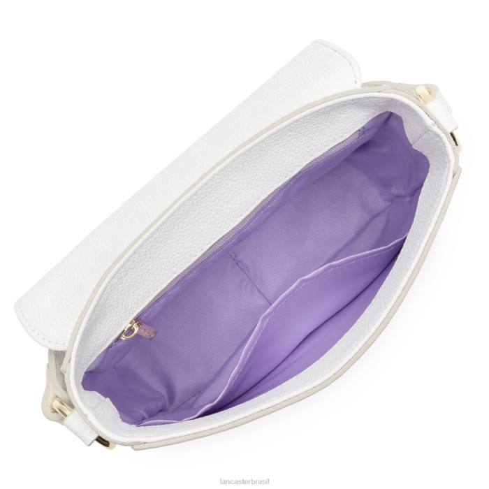 mulheres Lancaster Paris branco bolsa crossbody pequena foulonne milano RBF41332