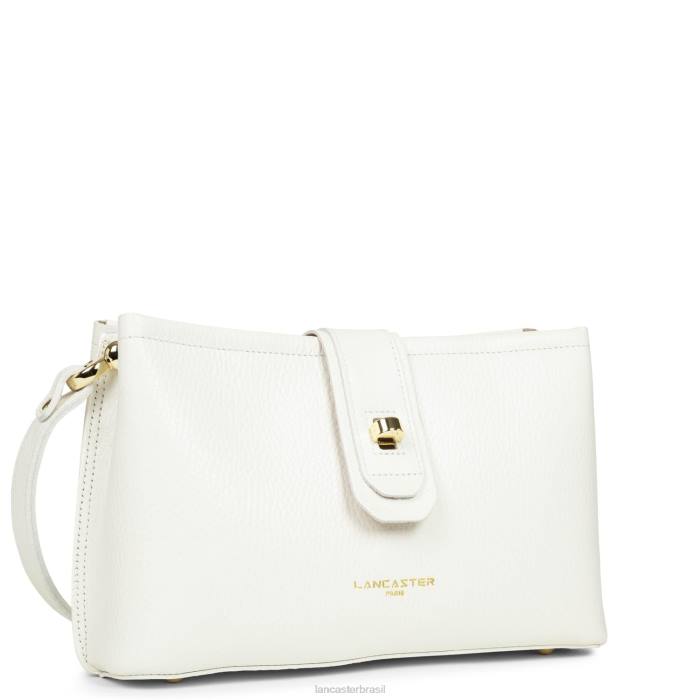 mulheres Lancaster Paris branco casse-in-nu bolsa crossbody foulonne dupla RBF41502