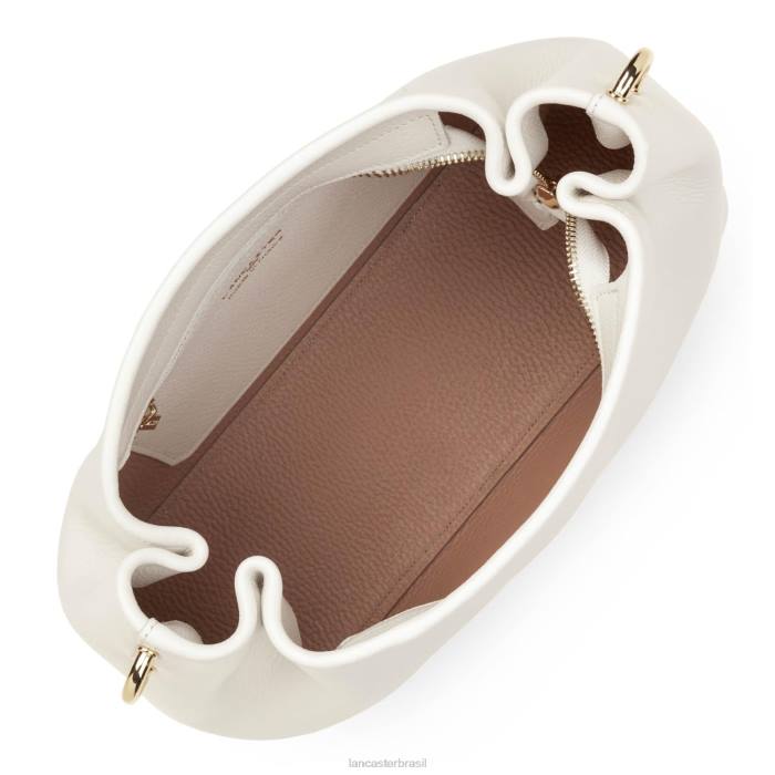 mulheres Lancaster Paris branco casse-in-nu bolsa crossbody foulonne dupla RBF41510