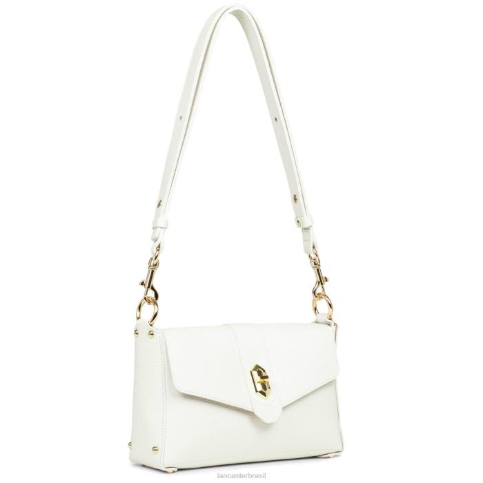 mulheres Lancaster Paris branco casse-in-nu bolsa crossbody pequena foulonne dupla RBF41442
