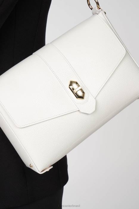 mulheres Lancaster Paris branco casse-in-nu m bolsa crossbody foulonne dupla RBF41450