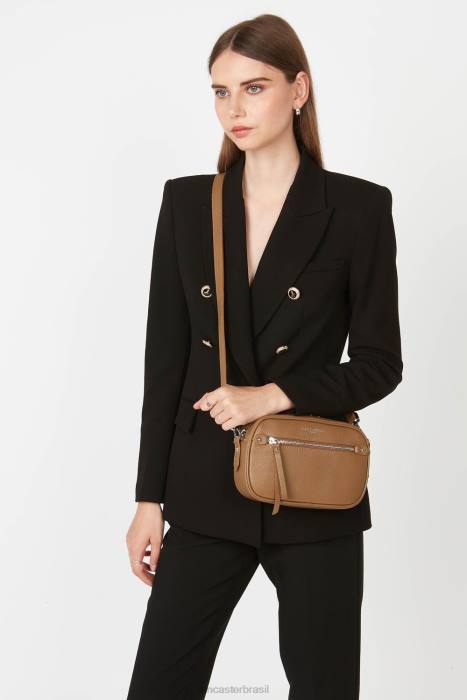 mulheres Lancaster Paris camelo bolsa crossbody firenze RBF41576