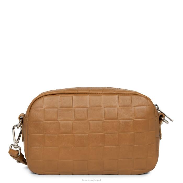 mulheres Lancaster Paris camelo bolsa crossbody gaufre RBF42237