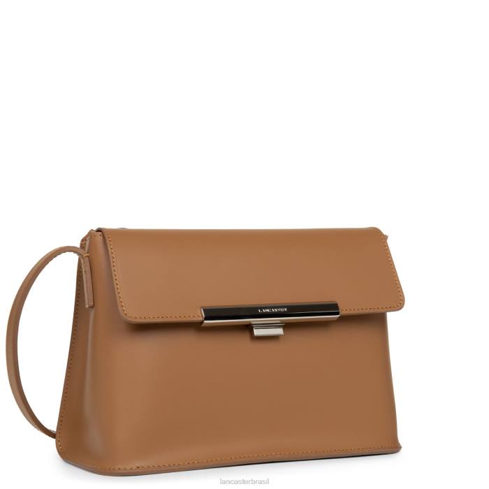 mulheres Lancaster Paris camelo bolsa crossbody lírio liso RBF42308