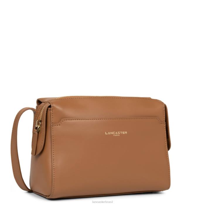 mulheres Lancaster Paris camelo bolsa crossbody lisa ou RBF42302