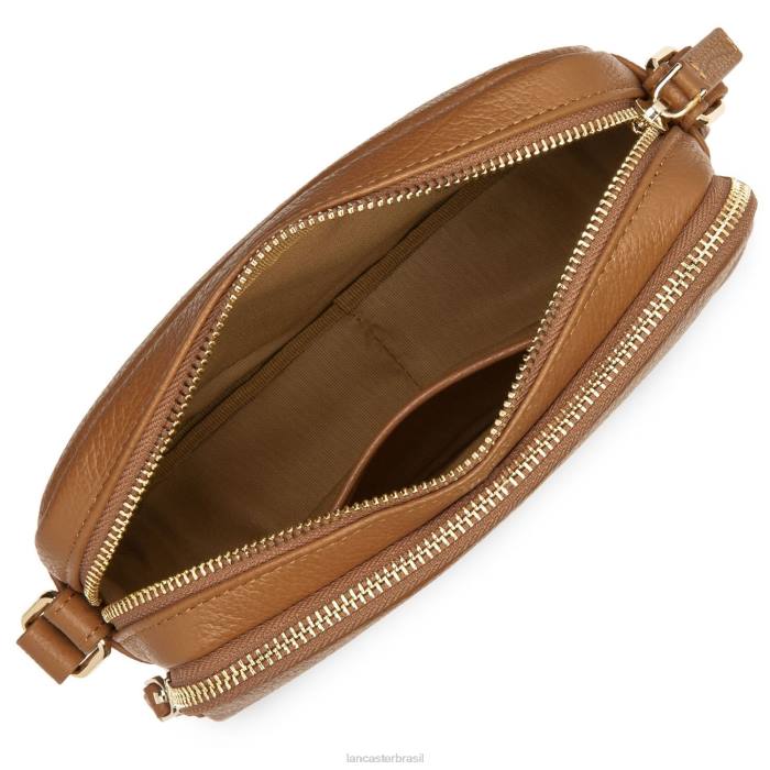 mulheres Lancaster Paris camelo bolsa crossbody pequena Duna RBF41720