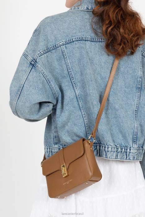 mulheres Lancaster Paris camelo bolsa crossbody pequena foulonne milano RBF41320