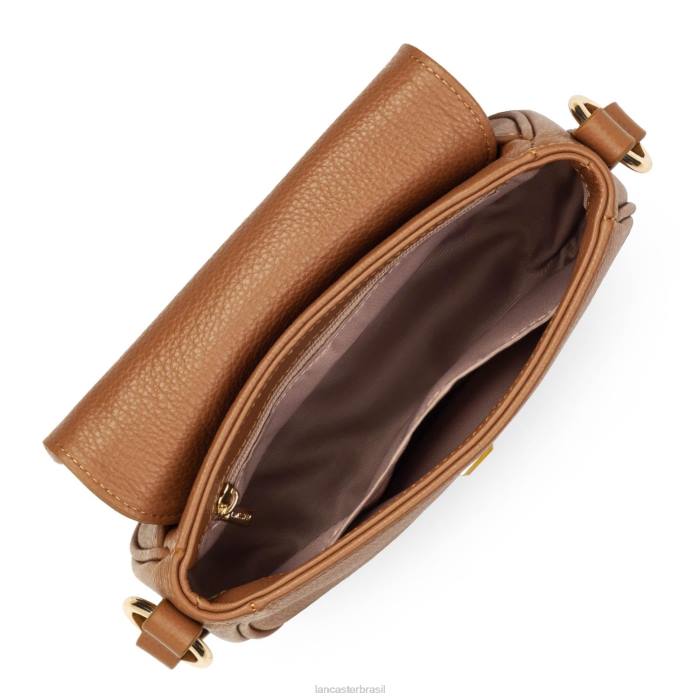 mulheres Lancaster Paris camelo bolsa crossbody pequena foulonne milano RBF41407