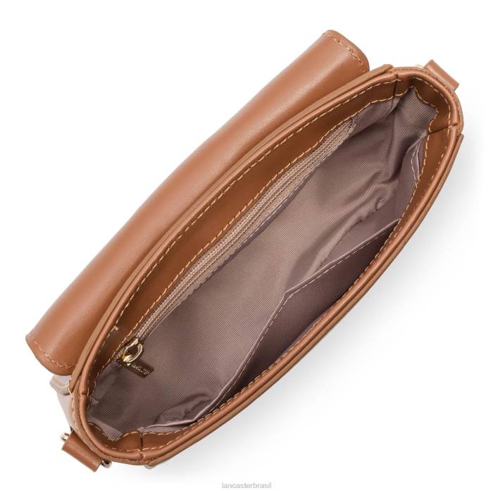 mulheres Lancaster Paris camelo bolsa crossbody pequena paris medaille RBF41457