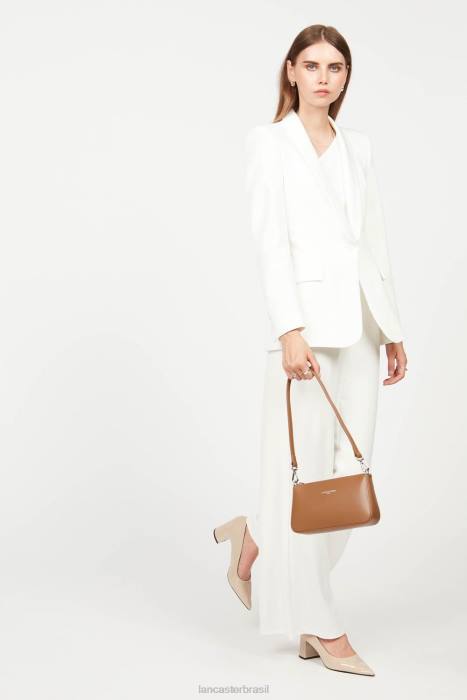 mulheres Lancaster Paris camelo bolsa crossbody pequena suave mesmo RBF41631