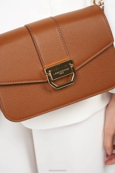 mulheres Lancaster Paris camelo bolsa crossbody pequena valor RBF41305