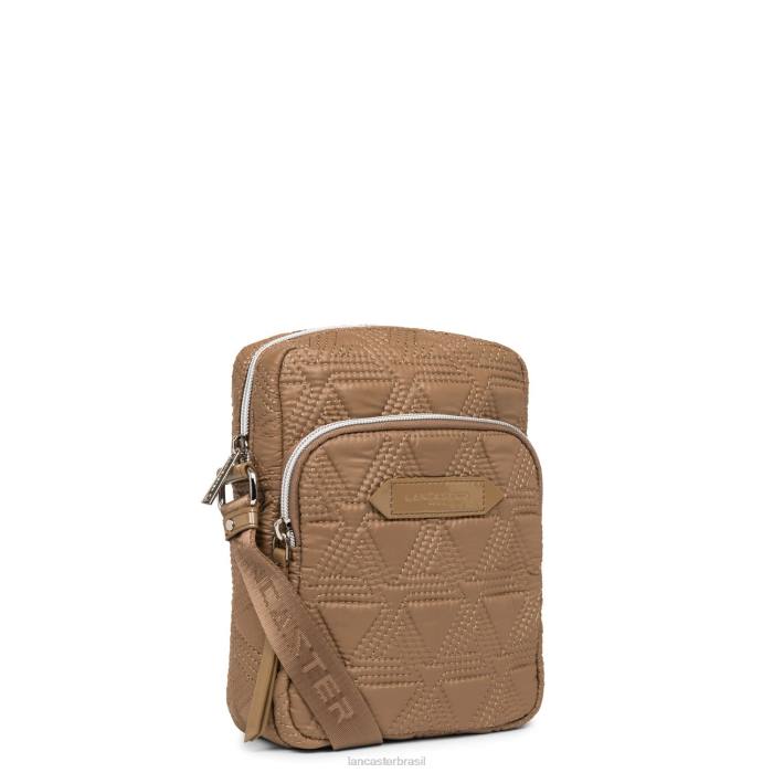 mulheres Lancaster Paris camelo bolsa crossbody real ikon matelassê RBF42229