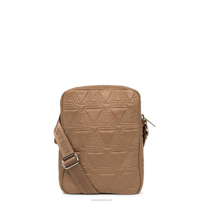 mulheres Lancaster Paris camelo bolsa crossbody real ikon matelassê RBF42229
