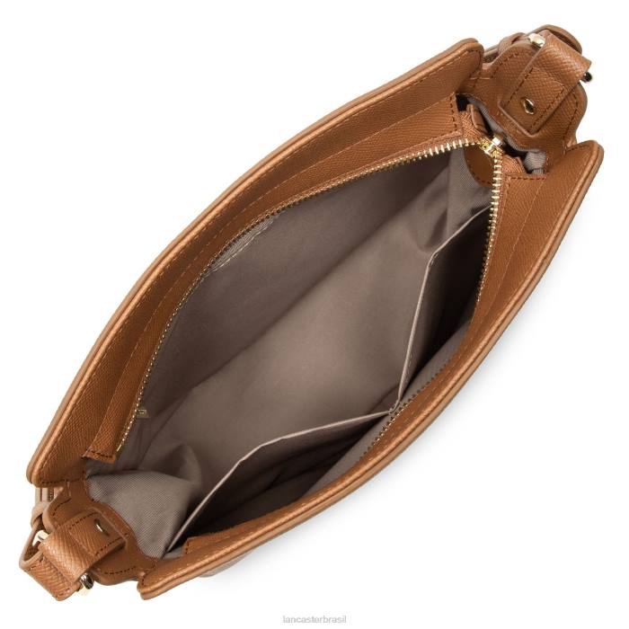 mulheres Lancaster Paris camelo bolsa tiracolo delphino RBF42227