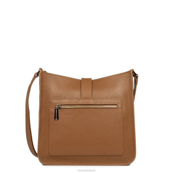 mulheres Lancaster Paris camelo em laranja m bolsa crossbody foulonne gancho duplo RBF41537