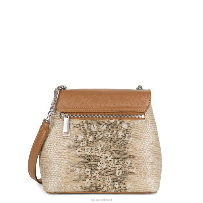 mulheres Lancaster Paris camelo iguana bolsa tiracolo pia RBF4548