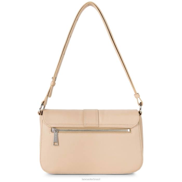 mulheres Lancaster Paris capuccino bolsa crossbody com gravata macia RBF41564