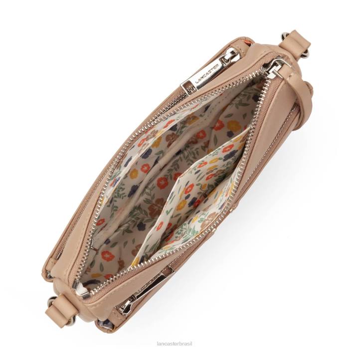 mulheres Lancaster Paris capuccino bolsa crossbody pequena melodia suave RBF41958