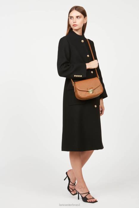 mulheres Lancaster Paris caramelo bolsa crossbody foulonne milano RBF41398