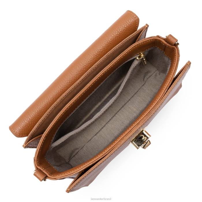mulheres Lancaster Paris caramelo bolsa crossbody foulonne milano RBF41438