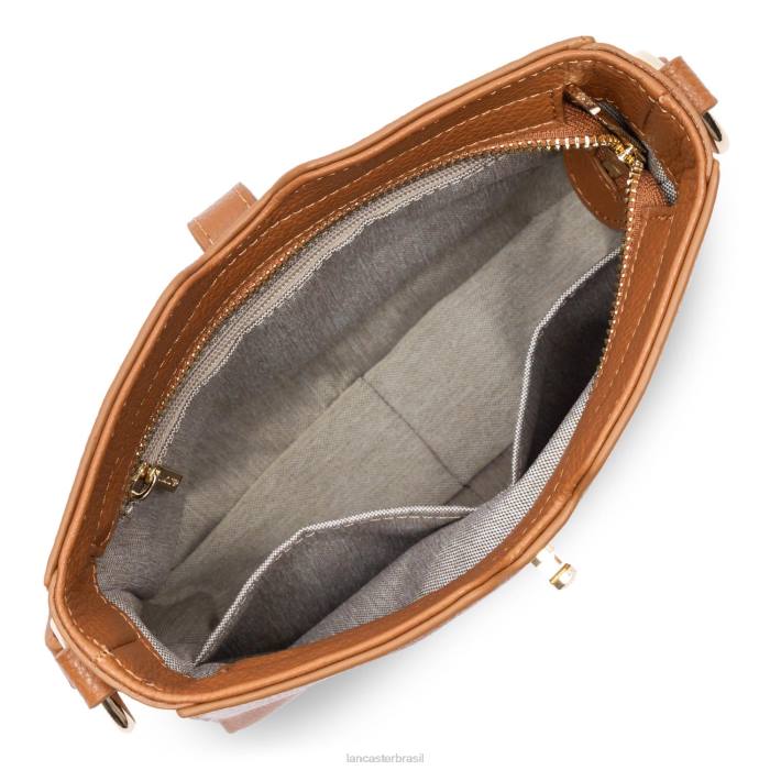 mulheres Lancaster Paris caramelo bolsa crossbody foulonne milano RBF4349