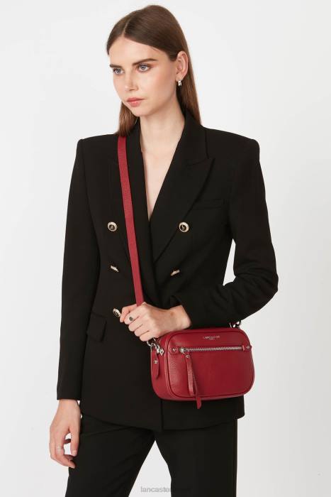 mulheres Lancaster Paris carmim bolsa crossbody firenze RBF41575