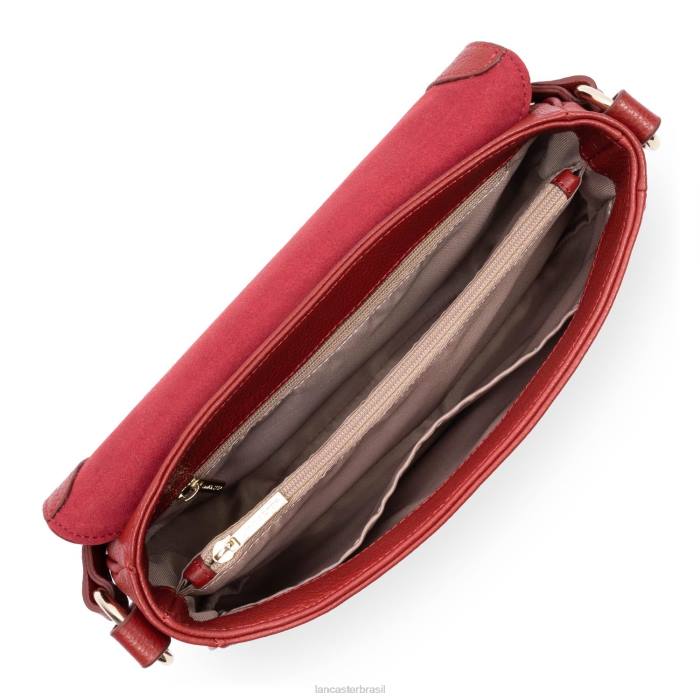 mulheres Lancaster Paris carmim bolsa crossbody grande foulonne milano RBF41422