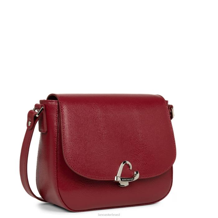 mulheres Lancaster Paris carmim bolsa crossbody lucertola RBF42161