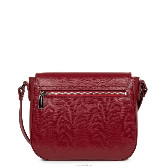 mulheres Lancaster Paris carmim bolsa crossbody lucertola RBF42161