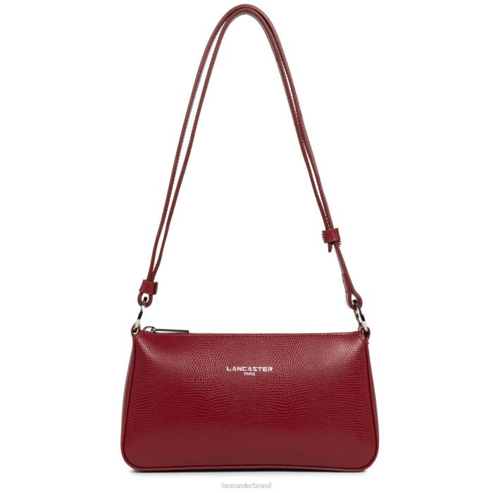 mulheres Lancaster Paris carmim bolsa crossbody lucertola RBF4264