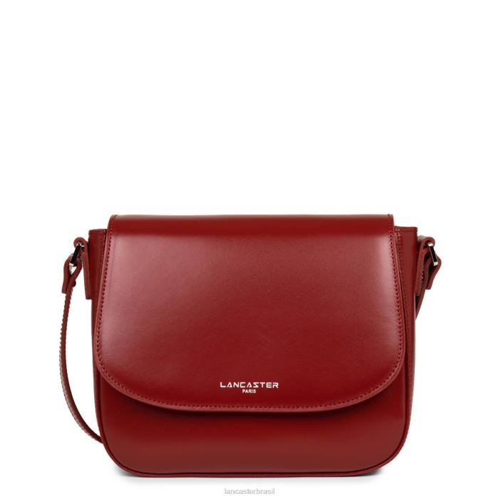 mulheres Lancaster Paris carmim bolsa crossbody m suave mesmo RBF41647