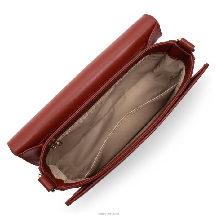 mulheres Lancaster Paris carmim bolsa crossbody paris medaille RBF42381