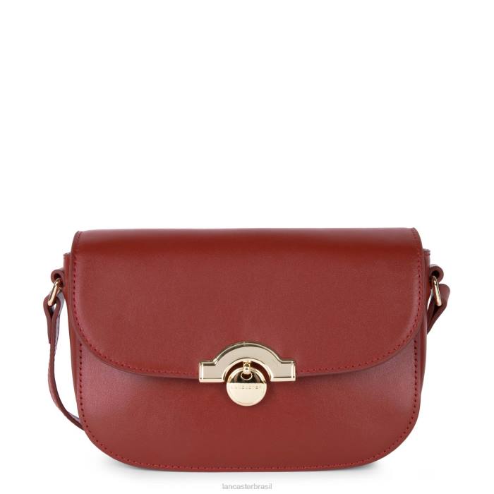 mulheres Lancaster Paris carmim bolsa crossbody pequena paris medaille RBF41493